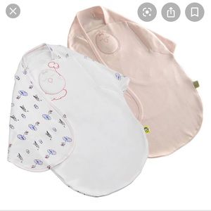 Zen Swaddle 2 Pack - Pink and Flying